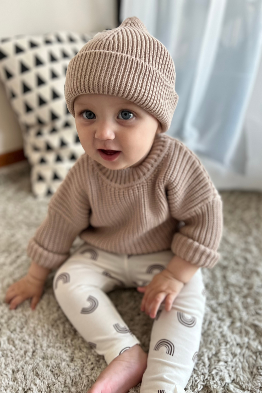 Beanie Mütze Strickmütze Kinderkleidung Babykleidung