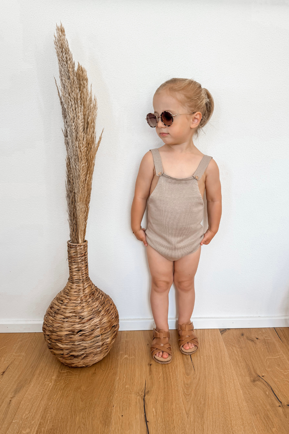 Knit Romper | Ecru