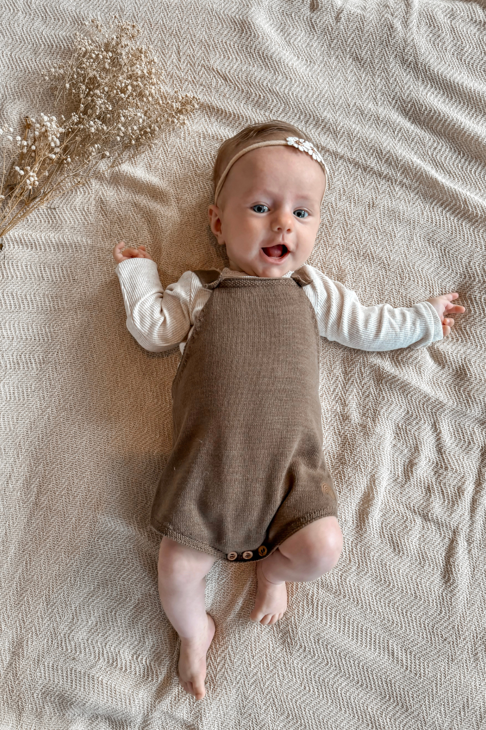 Knit Romper | Chocolate